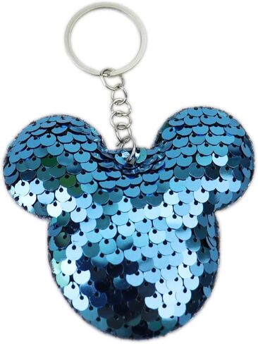 6 pack Sequin Keychain for Fish Extender Gifts Cruise Pixie Dust Theme Park Magical Inspired Keychain in Saudi Arabia