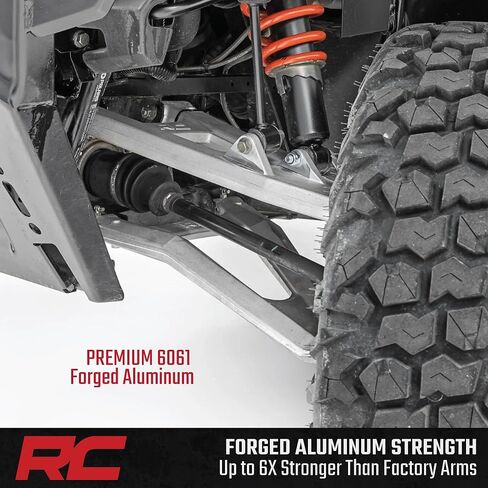 Rough Country High Clearance FWD Offset A-Arms for Polaris Ranger XP 1000-93155 in Kuwait