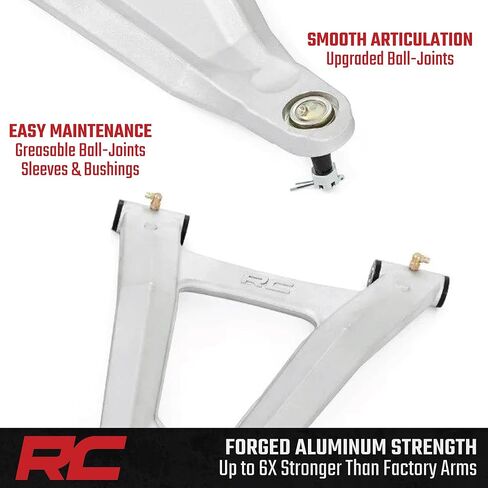 Rough Country High Clearance FWD Offset A-Arms for Polaris Ranger XP 1000-93155 in Kuwait