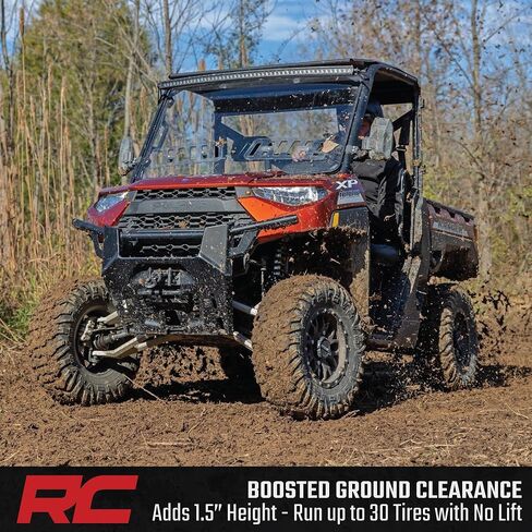 Rough Country High Clearance FWD Offset A-Arms for Polaris Ranger XP 1000-93155 in Kuwait