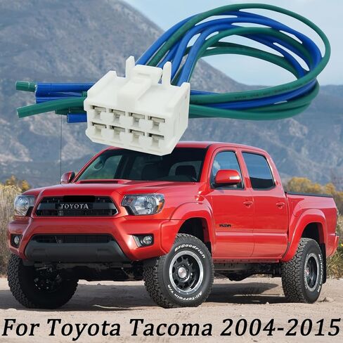 8 Wires HVAC A/C Climate Control Panel Connector Wiring Harness Pigtail Plug for Toyota Tacoma 2004-2015 2.7L/4.0L Replaced OE# 55900-04020 55900-04070 in Saudi Arabia