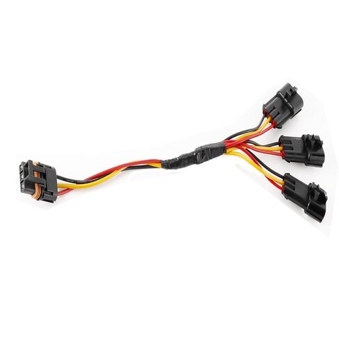 3-Way Pulse Bar Splitter fit Polaris RZR Ranger General, 1 to 3 Lead Add 3 Accessory Power Ports Plug & Play 12AWG (1PC) in Saudi Arabia