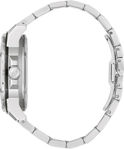 ساعة بولوفا مارين ستار الأوتوماتيكية للرجال من سلسلة A، علبة فضية اللون من الفولاذ المقاوم للصدأ مع قرص برتقالي على شكل نبضات القلب 44 مم (الطراز: 98A333) in Saudi Arabia