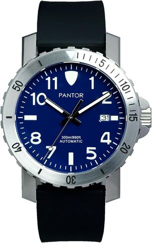 ساعات دايفر للرجال - ساعات أوتوماتيكية 300 متر بحزام مطاطي _ ساعة غوص فولاذية _ محارة in Kuwait