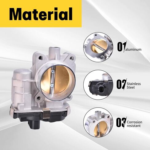 Electronic Throttle Body Fit for Chevy Equinox 2010, HHR 08-10, Malibu 08-12, GMC Terrain 10-11, Buick LaCrosse 10-11, Regal 2011, Pontiac G6,Saturn Aura VUE 08-10 2.4L S20015 in Saudi Arabia