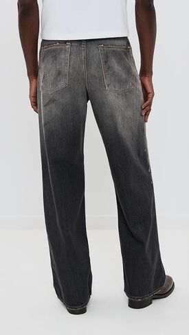 Acne Studios Men's 1981 U Black Trafalgar Loose Fit Jeans in Saudi Arabia