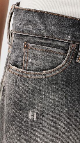 Acne Studios Men's 1981 U Black Trafalgar Loose Fit Jeans in Saudi Arabia