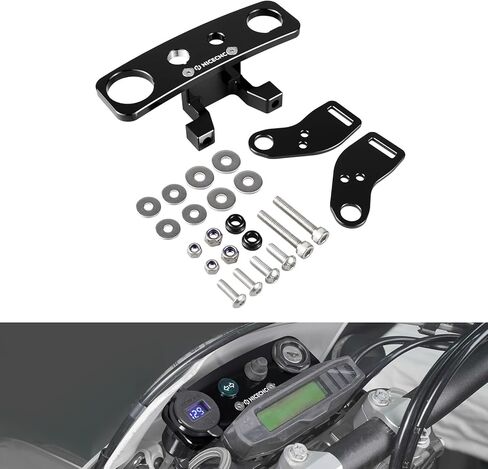 NICECNC Dirt Bike Ignition Device Relocation Dash Kit Aluminium Compatible with KTM 150-500 XC-W XCF-W EXC EXC-F 2017-2023,Compatible with Husqvarna 150-501 TE FE FE-S 2017-2023,See Fitment in Saudi Arabia