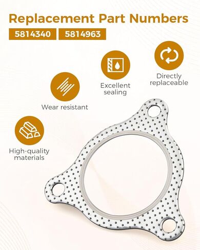 Gasket Fit for Polaris RZR PRO XP Turbo R Turbo XP 2016-2025, Replace 5814340 5814963, Fit for RZR Turbo S, RZR Turbo XP Series, Reduces Vibration & Noise in Kuwait