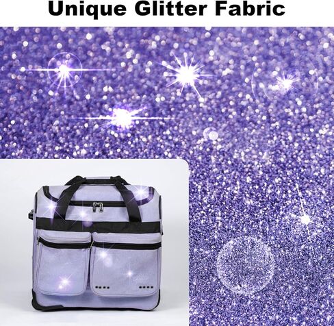 حقيبة رقص قابلة للطي مقاس 23 بوصة مع رف للملابس، حقائب ملابس دوارة لأزياء الرقص للسفر، حقيبة ملابس من القماش الخشن للراقص، حقيبة منافسة قابلة للطي بعجلات in Kuwait