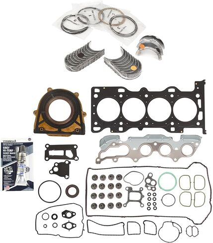 MA-5741118945-2 Full Gasket Set Bearings Rings Compatible With/For 03-07 Mazda 3 6 Ford Focus 2.3L DOHC in Saudi Arabia