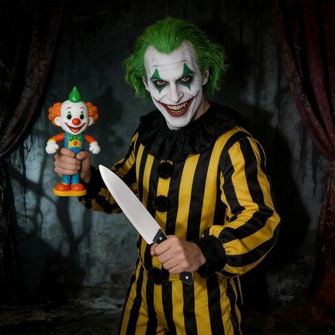 سكين مزيف - دعامات مزحة واقعية لقتل الجزار، ملحقات سكين وهمية لحفلات الهالوين الرعب والأفلام التنكرية (رمادي) in Kuwait