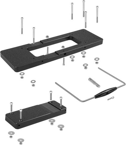 1854023 MKA-23 Composite Quick Release Bracket, Quick Mounted Plate Replacement for Riptide Electric Steer Trolling Motor, Black Composite in Kuwait