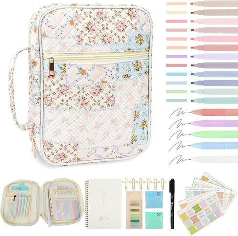 حافظة غطاء الكتاب المقدس للنساء، حقيبة كبيرة لتغطية الكتاب المقدس، لوازم دراسة الكتاب المقدس، مجموعة مذكرات الكتاب المقدس للفتيات والنساء in Kuwait