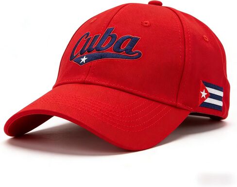 Cuba 2026 World Flag Baseball Caps Men Women Spring Summer Letters Embroidered Classic Adjustable Hat in Kuwait
