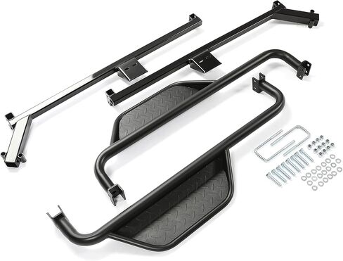 Nerf Bars Running Boards Compatible with 2018-2019 Club Car Onward Golf Carts, Drop Down Side Steps with Brackets, Left & Right Steel Pair in Saudi Arabia