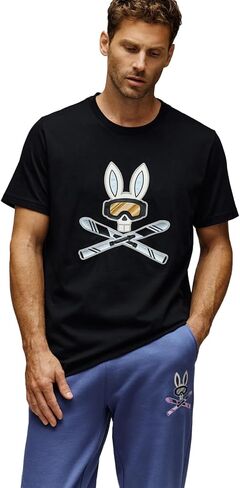 Psycho Bunny Indigo Bunny Graphic Tee in Saudi Arabia