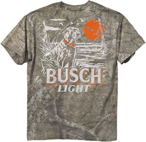 Busch Light | تي شيرت Camo Lab Duck Scene | مزيج من القطن والبوليستر in Kuwait