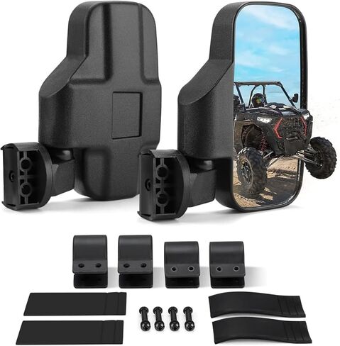 مرآة الرؤية الخلفية utv لـ Kawasaki Ridge 999 2024-2026، مرآة رؤية خلفية بزاوية واسعة جنبًا إلى جنب، مرآة تثبيت بمشبك قابلة للفصل للطرق الوعرة، زوج مرايا رؤية جانبية B in Saudi Arabia