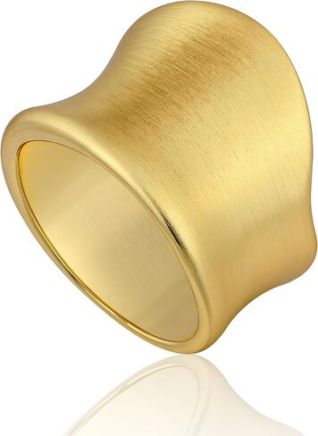 Chunky Rings for Women Gold Statement Rings Fashion Band Ring Cocktail Costume Jewelry Gift in Saudi Arabia