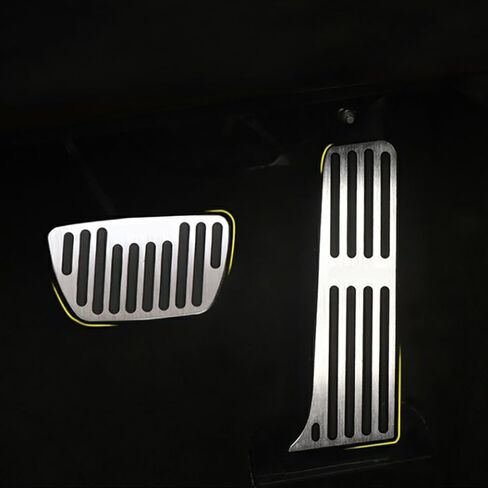 Car Aluminum Alloy Non-Slip Gas Brake Accelerator Foot Pedal Cover Fit for Lexus ES 2021-2025 ES250 ES300h ES350 Automotive Interior Accessories in Saudi Arabia