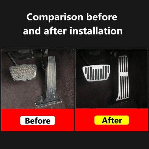 Car Aluminum Alloy Non-Slip Gas Brake Accelerator Foot Pedal Cover Fit for Lexus ES 2021-2025 ES250 ES300h ES350 Automotive Interior Accessories in Saudi Arabia