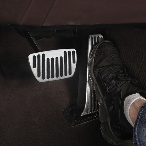 Car Aluminum Alloy Non-Slip Gas Brake Accelerator Foot Pedal Cover Fit for Lexus ES 2021-2025 ES250 ES300h ES350 Automotive Interior Accessories in Saudi Arabia