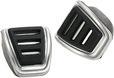 WANWU Stainless Steel Pedals Footrest Cover Accelerator Brake Compatible with Audi A3 S3 Golf 7 GTI MK7 2014 Skoda Octavia (MT) in Saudi Arabia