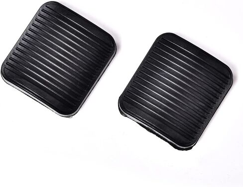 طقم وسادة دواسة الفرامل والقابض من GRAND ORANGE متوافق مع Jeep Wrangler TJ LJ 1987-2006 / Fit Jeep Cherokee XJ 1987-2001 غطاء وسادات الدواسة قطعتان 52002750 20780 in Saudi Arabia