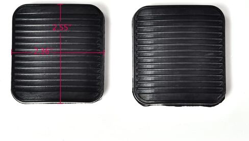 طقم وسادة دواسة الفرامل والقابض من GRAND ORANGE متوافق مع Jeep Wrangler TJ LJ 1987-2006 / Fit Jeep Cherokee XJ 1987-2001 غطاء وسادات الدواسة قطعتان 52002750 20780 in Saudi Arabia