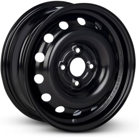 New 14x5.5 inch OEM Direct Replacement Steel Wheel for Chevrolet Aveo 2005–2011 4-100mm Black 14 in Rim 96534957 in Saudi Arabia