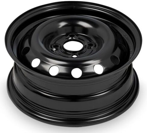 New 14x5.5 inch OEM Direct Replacement Steel Wheel for Chevrolet Aveo 2005–2011 4-100mm Black 14 in Rim 96534957 in Saudi Arabia