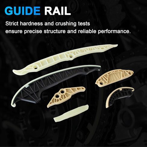 مجموعة سلسلة التوقيت AUCERAMIC EA888 Gen3 مع غطاء توقيت مناسب لأودي A3 A4 A5 A6 Q5 Q3 S3 TT 2015-2020، VW Golf Jetta Arteon GTI 2018-2020 1.8L 2.0L استبدال 06H109210AG 06H103269H in Saudi Arabia