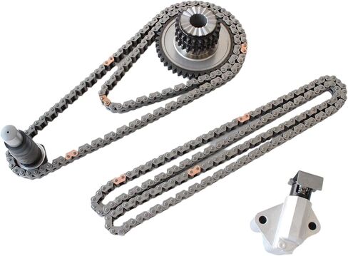مجموعة سلسلة التوقيت AUCERAMIC EA888 Gen3 مع غطاء توقيت مناسب لأودي A3 A4 A5 A6 Q5 Q3 S3 TT 2015-2020، VW Golf Jetta Arteon GTI 2018-2020 1.8L 2.0L استبدال 06H109210AG 06H103269H in Saudi Arabia