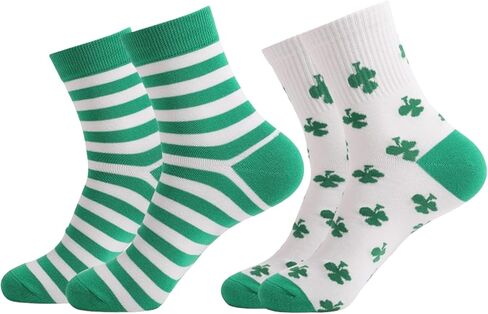 2 Pairs Men Women Cotton Buffalo-Checked Plaid Pattern Socks Girls Christmas Casual Socks in Saudi Arabia