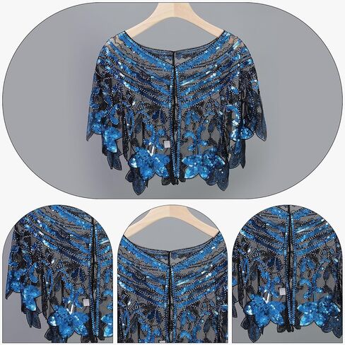ELECLAND 10 قطع 1920s Flapper Gatsby مجموعة إكسسوارات أزياء طافوا 20 مع غطاء رأس للنساء in Kuwait
