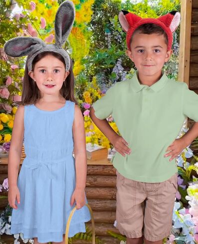 Fox Ears and Tail, Halloween Fox Headband Costume Set, Animal Dress Up Accessories in Kuwait