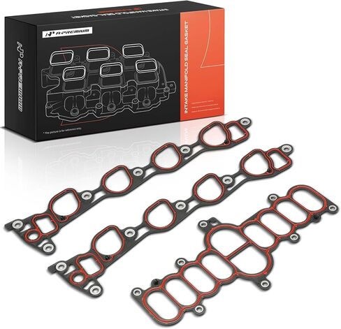 A-Premium 3PCS Lower and Upper Engine Manifold Seal Gasket Set Compatible with Ford F-150 1997-1999, F-250, E-150 E-250 E-350 Econoline, E-350 Econoline Club Wagon, Expedition & Lincoln Navigator in Saudi Arabia