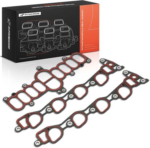 A-Premium 3PCS Lower and Upper Engine Manifold Seal Gasket Set Compatible with Ford F-150 1997-1999, F-250, E-150 E-250 E-350 Econoline, E-350 Econoline Club Wagon, Expedition & Lincoln Navigator in Saudi Arabia
