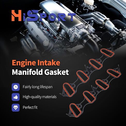 مجموعة حشية مشعب سحب المحرك من HiSport - متوافقة مع Chevy Avalanche Express Silverado Suburban GMC Savana Sierra Cadillac Escalade Hummer 4.8L 5.3L 6.0L 6.2L يستبدل 89060413 MS98016T in Saudi Arabia
