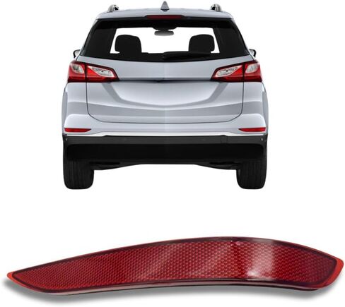 Rear Bumper Reflector Light For 2018 2019 2020 2021 2022 2023 Chevy Equinox LS L LT - CAPA Certified - Passenger Side - Rear Reflector Light Cover Replacement For 84306359 in Saudi Arabia