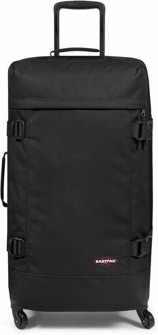 EASTPAK Trans4 L – 80L Large Wheeled Luggage with Dual Compartments, TSA Lock, 360° Spinner Wheels, and Diamond-Embossed Handle, Ultra Marine in Saudi Arabia
