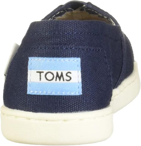 TOMS unisex child Classic Alpargata Sneaker, Navy Canvas, 3 Big Kid US in Saudi Arabia
