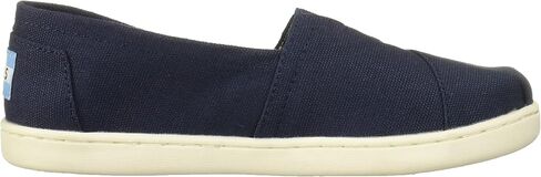 TOMS unisex child Classic Alpargata Sneaker, Navy Canvas, 3 Big Kid US in Saudi Arabia