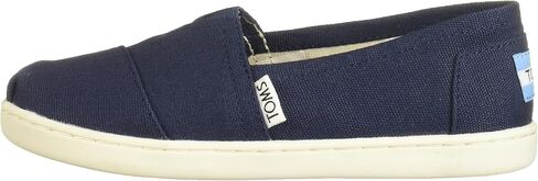 TOMS unisex child Classic Alpargata Sneaker, Navy Canvas, 3 Big Kid US in Saudi Arabia
