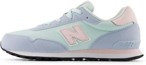 New Balance Kid's 515 V1 Lace-Up Sneaker, Oxford Blue/Shell Pink, 4 Big Kid in Saudi Arabia