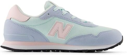 New Balance Kid's 515 V1 Lace-Up Sneaker, Oxford Blue/Shell Pink, 4 Big Kid in Saudi Arabia