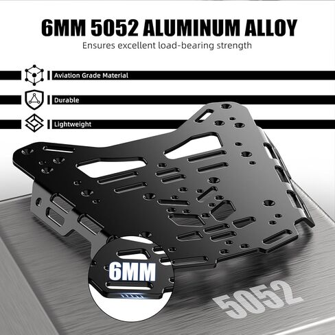 رف الأمتعة الخلفي للدراجة النارية من NICECNC متوافق مع BMW R1250GS 2019-2023، R1200GS 2012-2018 in Saudi Arabia