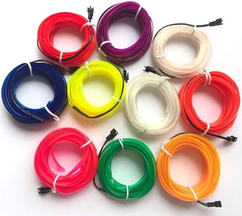 ABALDI Car Strip Light USB Neon Light El Wire for Car Led Decoration(5m16ft,USB,Purple) in Saudi Arabia