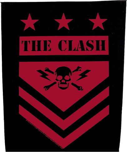 The Clash - Military Shield - 14" x 11" Printed Back Patch in Saudi Arabia